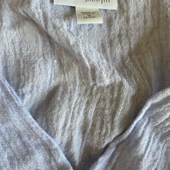 Pure Jill M Petite Linen Blouse - Picture 2 of 5